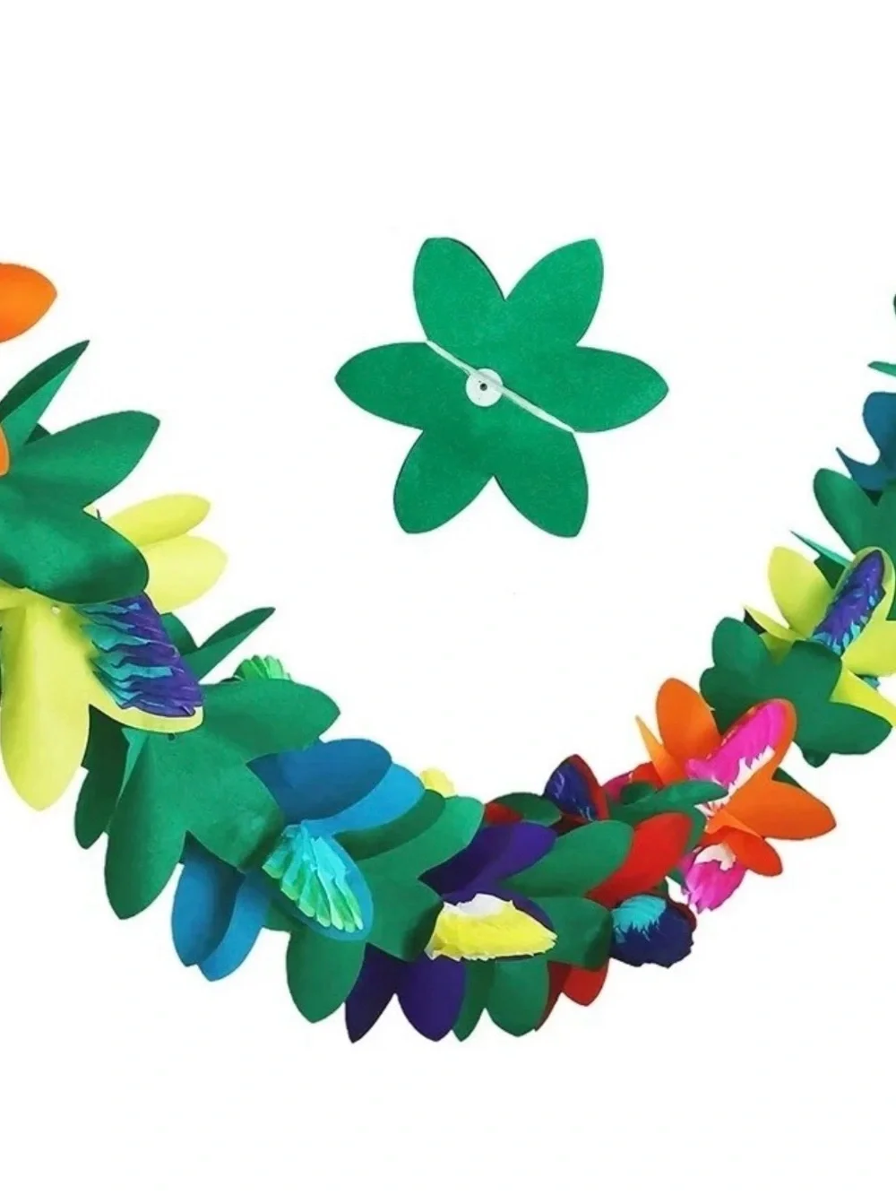 3 pcs Tropical | Hawaiian Themed Paper Flower Garlands